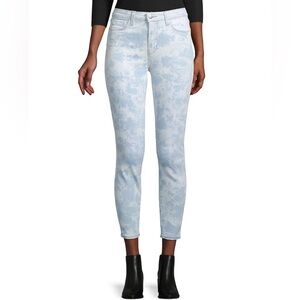 L'AGENCE Margot Tie-Dye High-Rise Skinny Jeans, Abyss - Size 28 NWOT